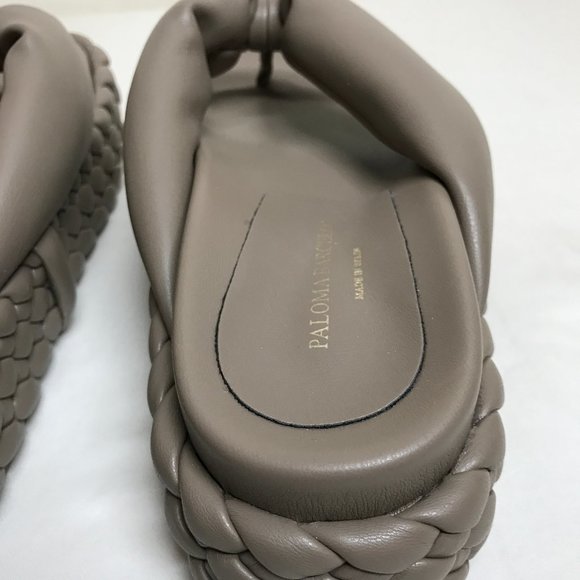 Paloma Barcelo Henry Constance Chunky Braided Platform Thong Sandals Size 38 - Picture 12 of 15
